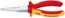 KNIPEX szczypce płaskie wydłużone chromowane, rękojeści izolowane VDE 30 16 160