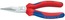 KNIPEX szczypce płaskie wydłużone chromowane, rękojeści z nasadkami 30 25 160