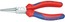 KNIPEX szczypce płaskie wydłużone, chromowane, szczęki okrągłe 30 35 160