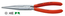 KNIPEX szczypce tnące wydłużone półokrągłe, chromowane  26 13 200
