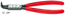 KNIPEX szczypce segera do pierścieni wewnętrznych 40-100 &Oslash; mm 90&deg; 44 21 J31