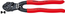 KNIPEX przegubowe szczypce tnące cobolt z wgłębieniem w ostrzu 71 31 200