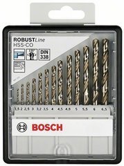 13-częściowy zestaw wierteł do metalu Robust Line HSS-Co