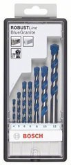 7-częściowy zestaw wierteł do betonu Robust Line Blue Granite