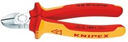 Knipex szczypce tnące boczne, rękojeści izolowane 70 06 160