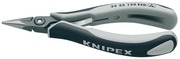 KNIPEX szczypce precyzyjne dla elektroników szczęki półokrągłe 34 22 130 ESD