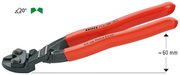 KNIPEX przegubowe szczypce tnące cobolt główka zakrzywiona 20&deg; 71 41 200