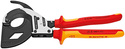 Knipex nożyce do kabli trójstopniowy mechanizm zapadkowy 95 36 320
